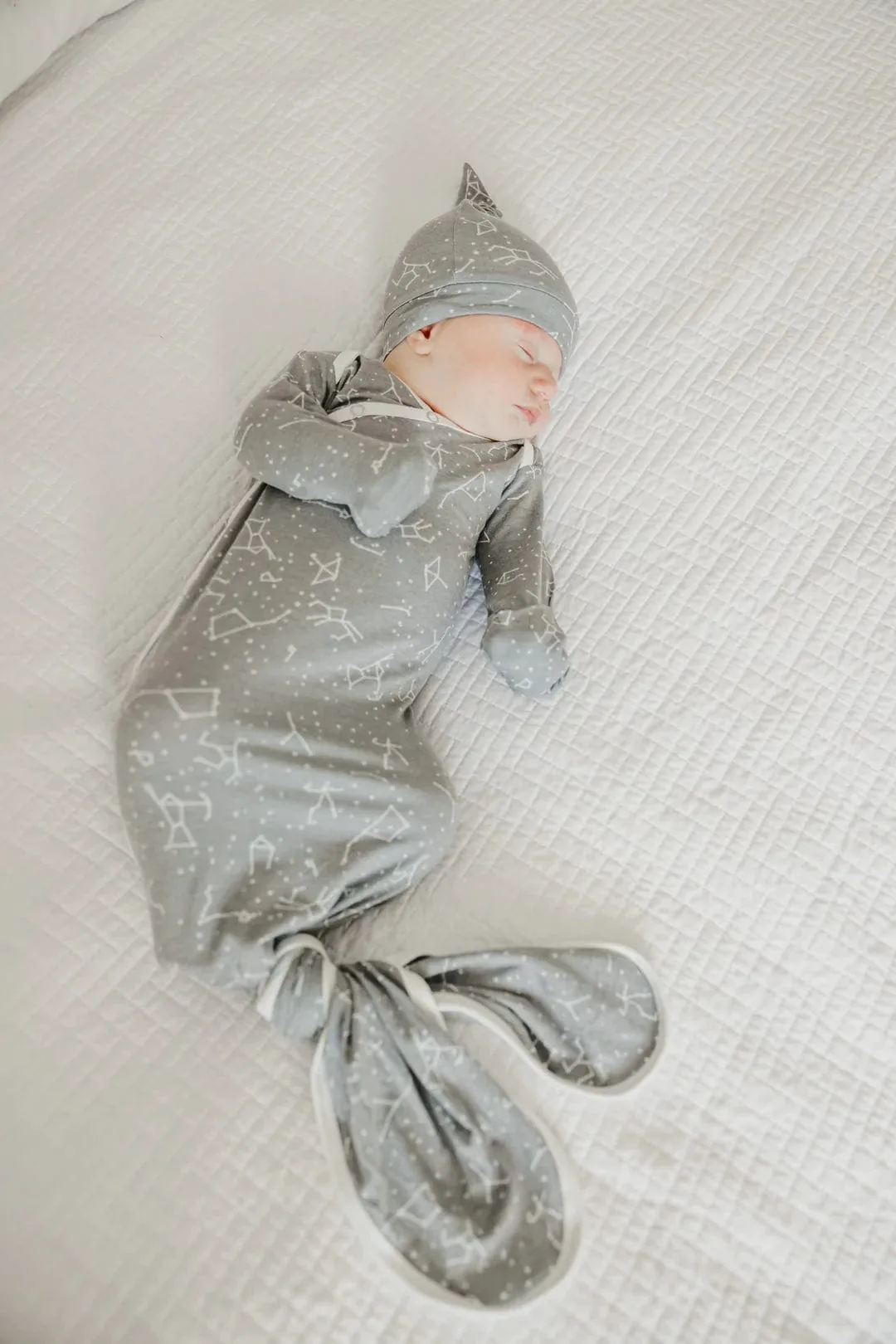 Astro Newborn Knotted Gown
