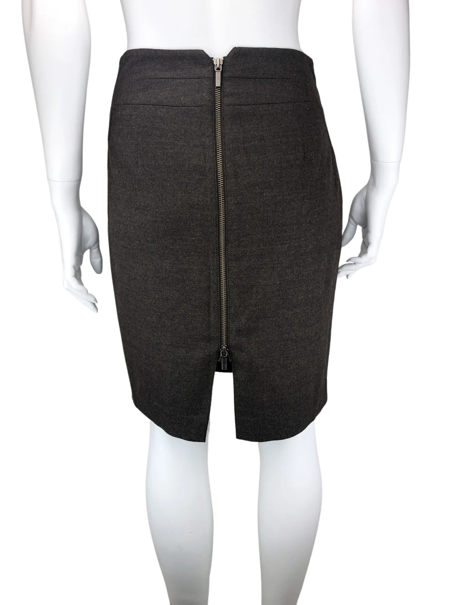 Banana Republic, Heathered Wool Pencil Skirt, Size 2 Petite