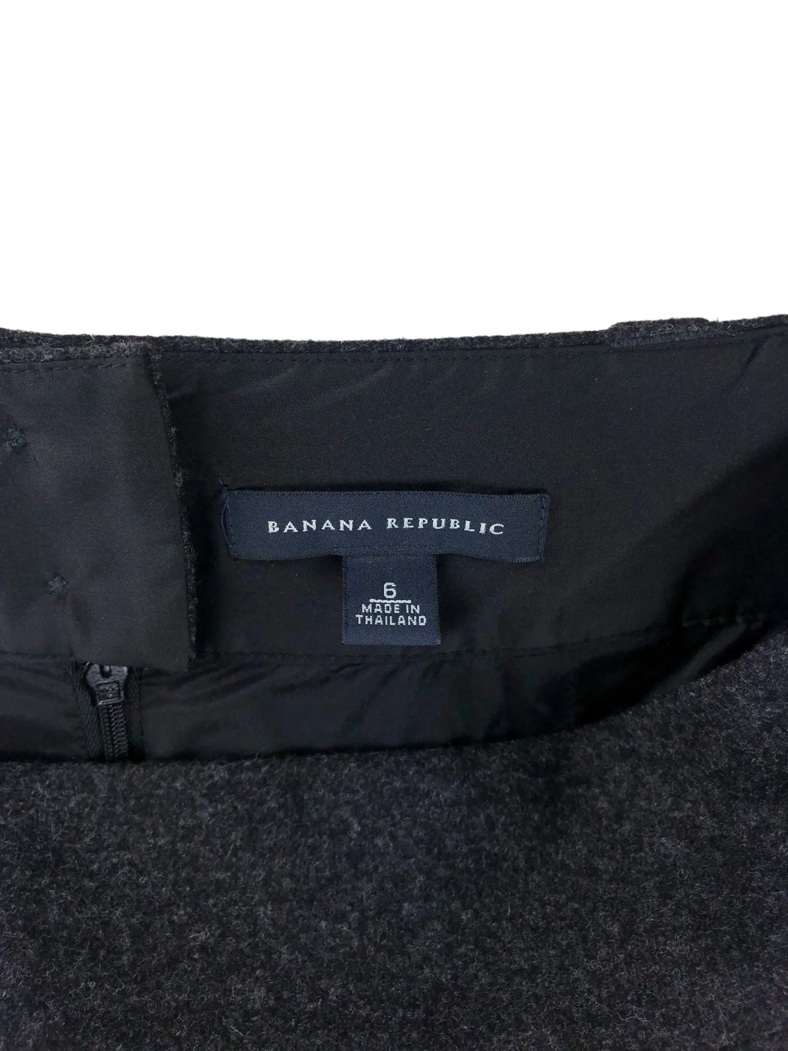 Banana Republic, Heathered Wool Pencil Skirt, Size 2 Petite