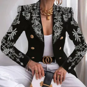 DressBetty - Plus Size Elegant Butterfly Blazer