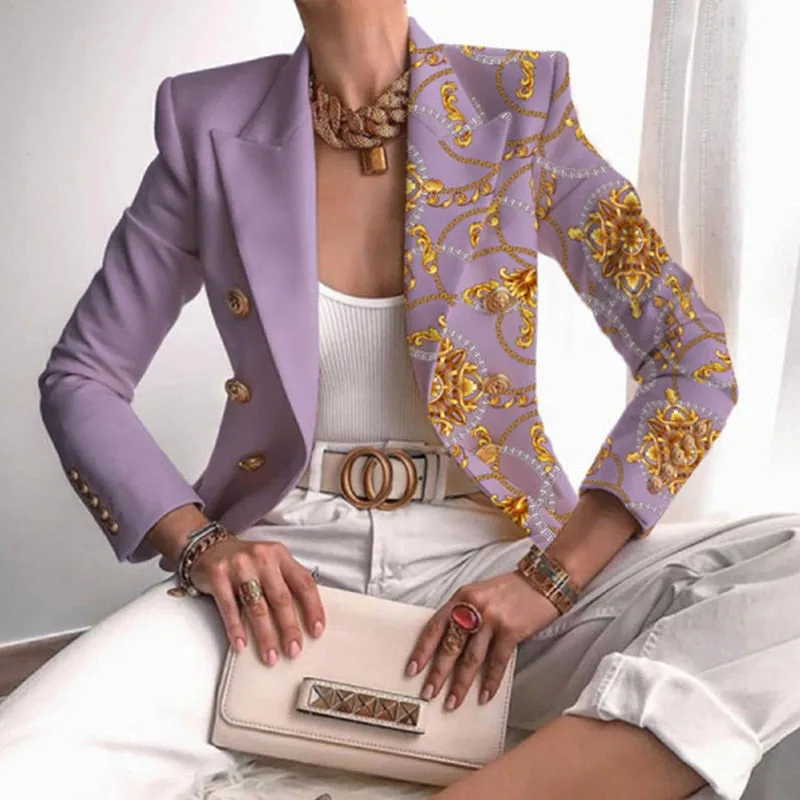 DressBetty - Plus Size Elegant Butterfly Blazer