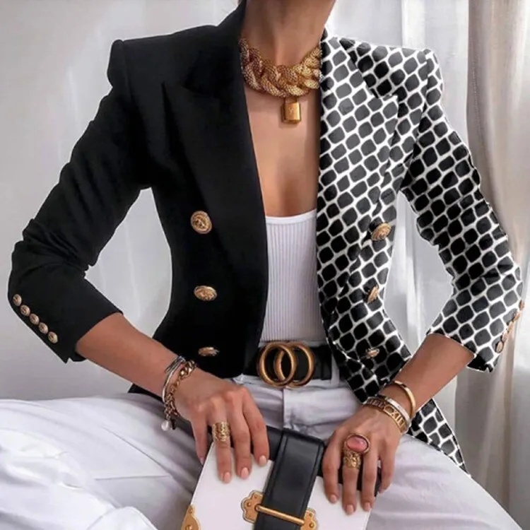 DressBetty - Plus Size Elegant Butterfly Blazer