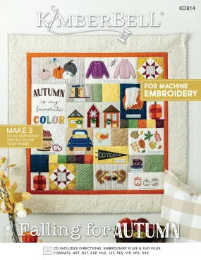 Kimberbell Falling For Autumn, Embroidery CD & Book