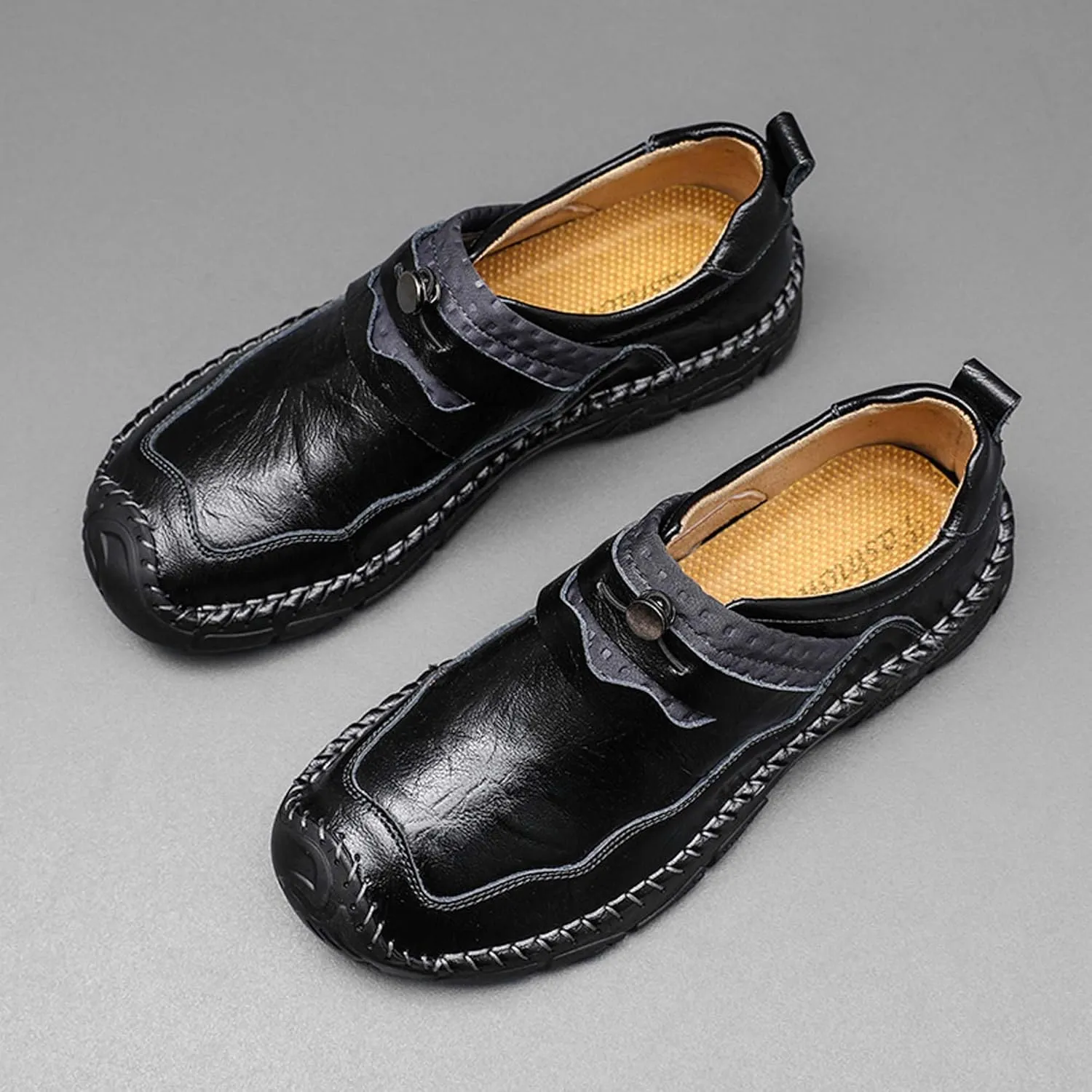 Men's Casual Walking Loafers Classic Business Office Formal Uniform Driving Work Slip Resistant Lightweight Outdoor Sports Climbing Hiking Shoes
