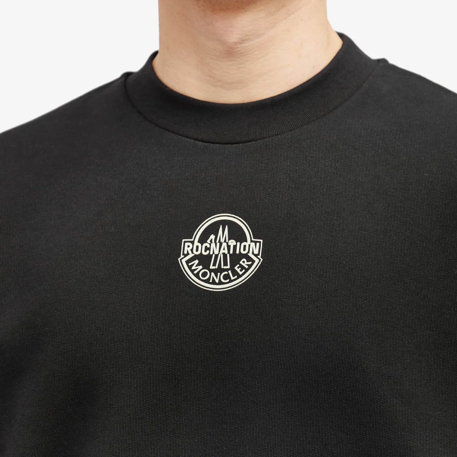 Moncler Genius X Roc Nation Crew Sweatshirt, black
