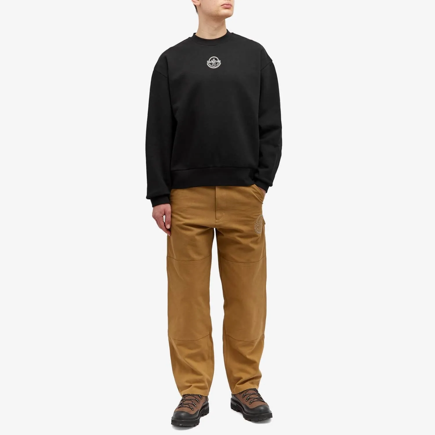 Moncler Genius X Roc Nation Crew Sweatshirt, black
