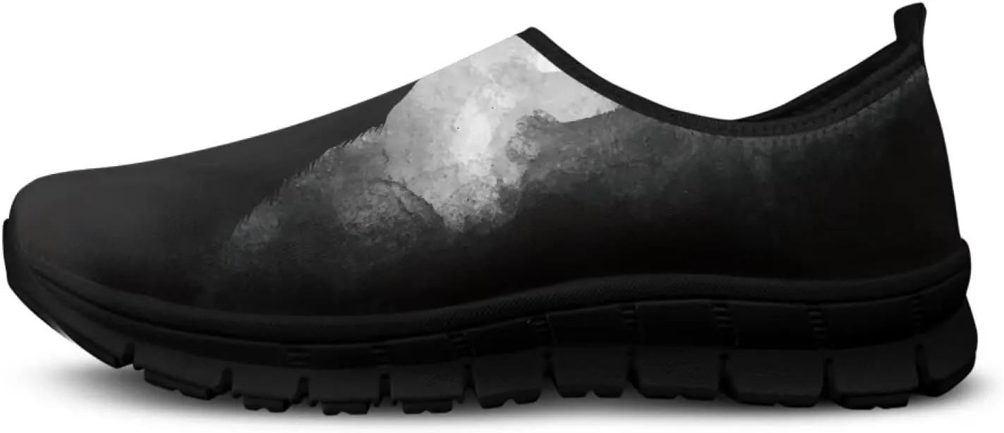 Womens Slip On Shoes Cats Sneakers Loafers Non Slip Athletic Tennis Shoe Breathable Low Cut Sneaker Arch Support Soft Loafer