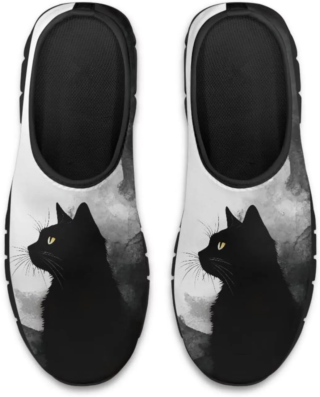 Womens Slip On Shoes Cats Sneakers Loafers Non Slip Athletic Tennis Shoe Breathable Low Cut Sneaker Arch Support Soft Loafer