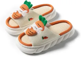 Yoroka Cartoon slippers Cute Animal Shape Slippers,Thick Sole Soft Indoor Outdoor Slippers for Women